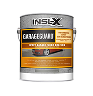 Tropicolor Paint Center GarageGuard is a water-based, catalyzed epoxy that delivers superior chemical, abrasion, and impact resistance in a durable, semi-gloss coating. Can be used on garage floors, basement floors, and other concrete surfaces. GarageGuard is cross-linked for outstanding hardness and chemical resistance.

Waterborne 2-part epoxy
Durable semi-gloss finish
Will not lift existing coatings
Resists hot tire pick-up from cars
Recoat in 24 hours
Return to service: 72 hours for cool tires, 5-7 days for hot tiresboom